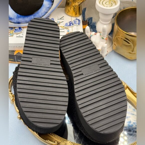 🆕 KURT GEIGER LONDON 🧿 NWOB Kensington Pump Faux-Shearling Slippers, Sz 37 US7 - Picture 12 of 13